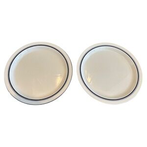 Dansk Bistro‎ Christianshavn Blue Dinner Plates 10 3/8" set of 2 Portugal